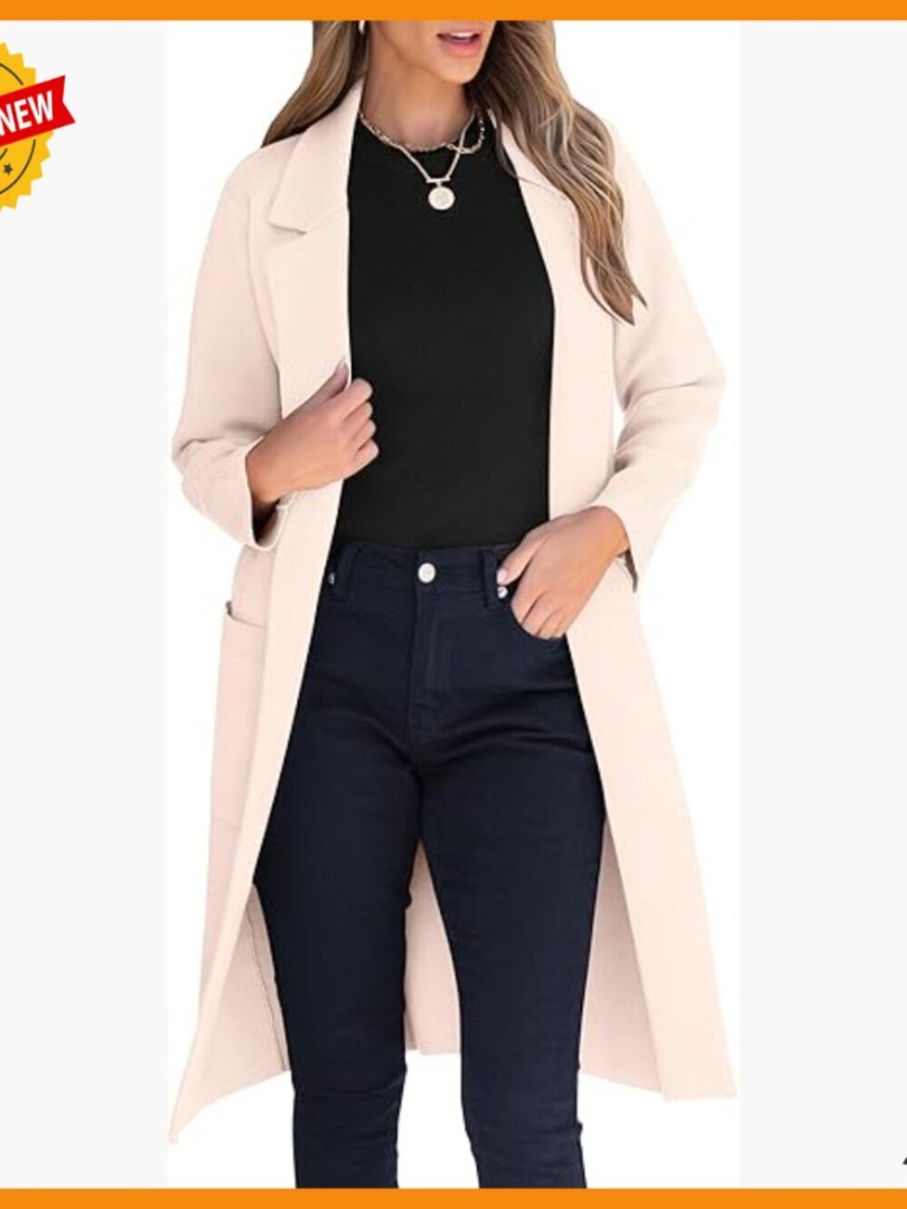Long Sleeve Cardigan Sweater Lapel Cocoon Fit Medium Weight Knit